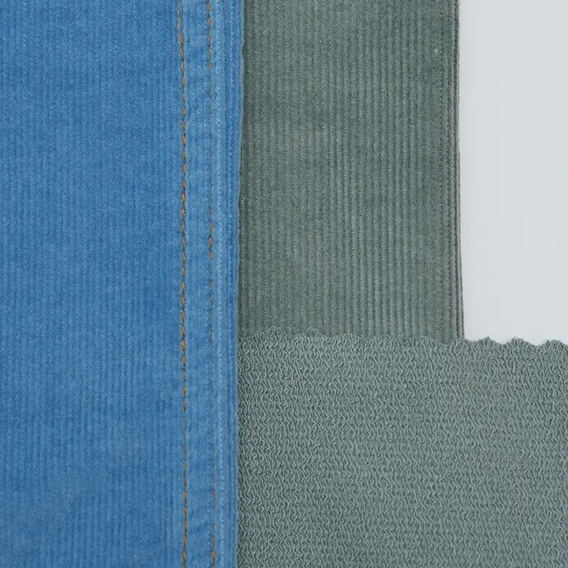 GS1338 bomuld dobbelt corduroy farvet stof